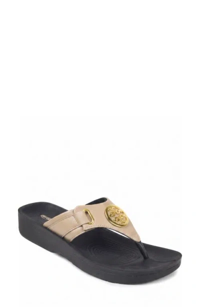 Aerothotic Hazel Flip Flop In Neutral