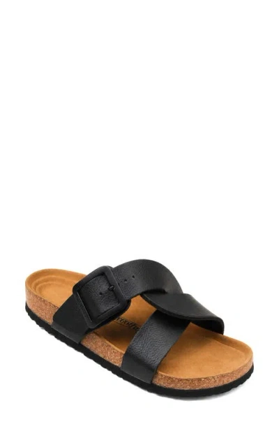 Aerothotic Kai Slide Sandal In Black
