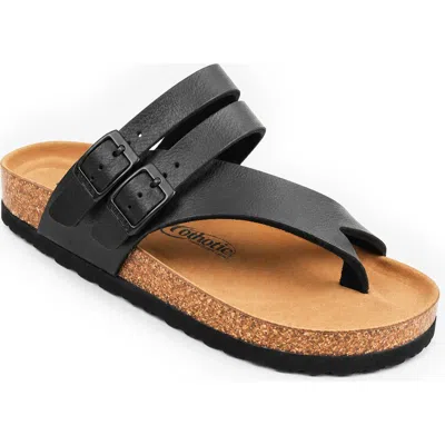 Aerothotic Kaizen Slide Sandal In Black