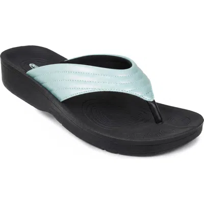 Aerothotic Mairin Flip Flop In Blue