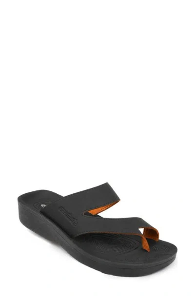Aerothotic Odal Flip Flop In Black