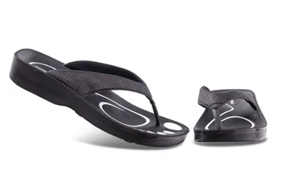 Aerothotic Original Orthotic Comfort Thong Sandal Flip Flops In Black