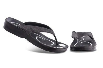 Aerothotic Original Orthotic Comfort Thong Sandal Flip Flops In Black