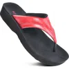 Aerothotic Ostrayas Sandal In Red