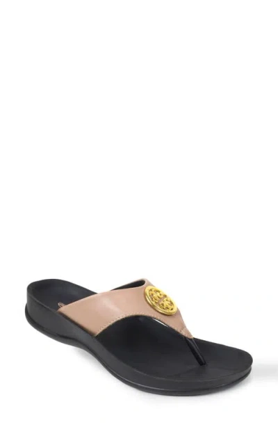 Aerothotic Othila Flip Flop In Beige