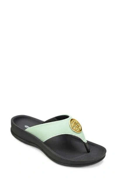 Aerothotic Othila Flip Flop In Green