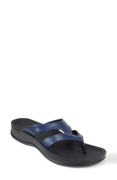 Aerothotic Raido Flip Flop In Navy
