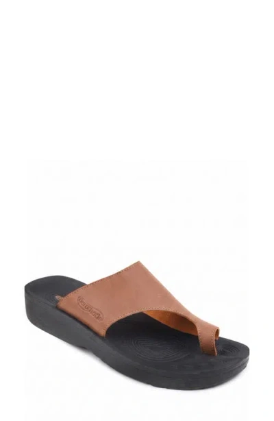 Aerothotic Regan Flip Flop In Brown