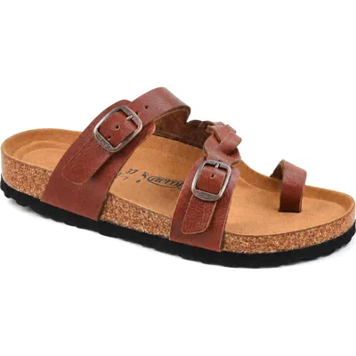 Aerothotic Seraph Slide Sandal In Tan