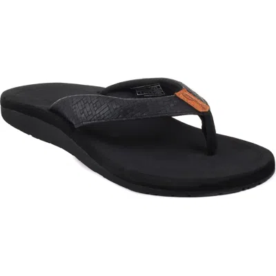 Aerothotic Solace Flip Flop In Black