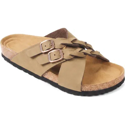 Aerothotic Suri Slide Sandal In Stone