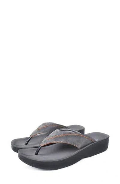 Aerothotic Tera Flip Flop In Gray