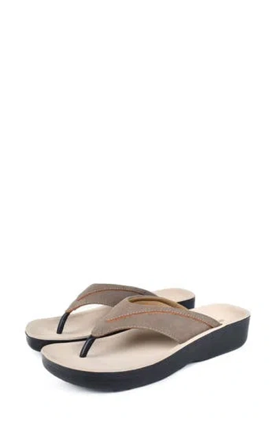 Aerothotic Tera Flip Flop In Neutral
