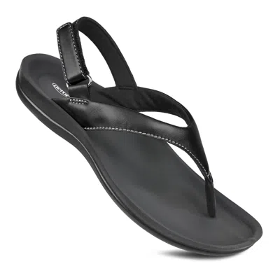 Aerothotic Women's Sandals Aura In Black