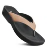 Aerothotic Women's Sandals Flumen In Beige