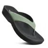 Aerothotic Women's Sandals Flumen In Green