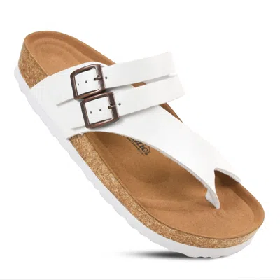 Aerothotic Women's Sandals Kaizen In White
