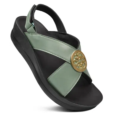 Aerothotic Women's Sandals Merak In Green