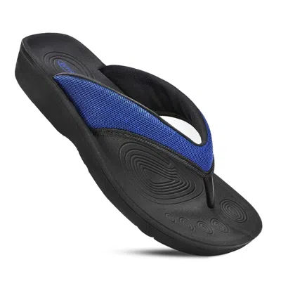 Aerothotic Women's Sandals Strait In Blue
