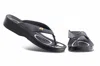 Aerothotic Original Orthotic Comfort Thong Sandal Flip Flops - Matt In Black