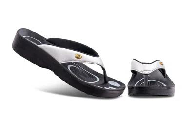 Aerothotic Womens Comfortable Orthotic Flip-flops Sandal - Pearly In Gray