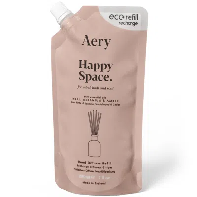 Aery Happy Space Reed Diffuser Refill 200ml In White