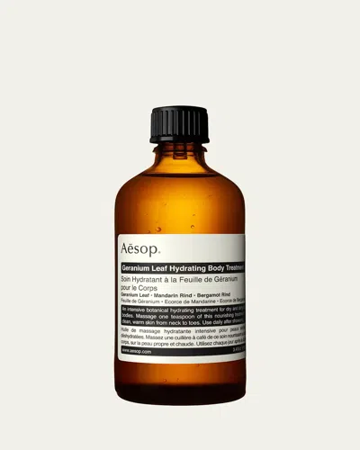 Aesop 3.4 Oz. Geranium Leaf Hydrating Body Treatment In Colorless