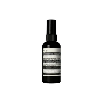 Aesop Avail Body Lotion With Sunscreen In Black
