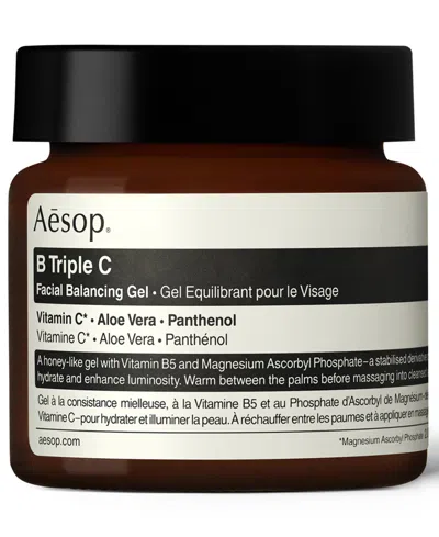 Aesop B Triple C Facial Balancing Gel, 2 Oz. In Transparent