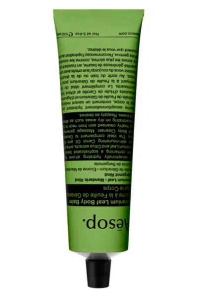 Aesop Body Cream 'geranium Leaf Body Balm 100ml' In Green
