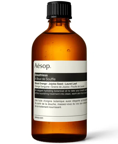 Aesop Breathless Botanical Massage Oil, 3.3 Oz. In No Color
