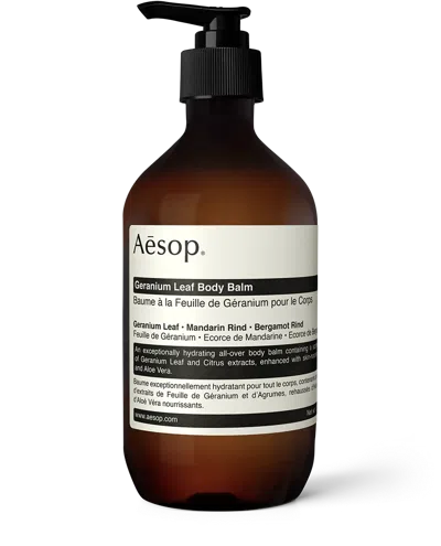 Aesop Geranium Leaf Body Balm 500ml In White