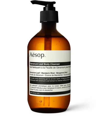 Aesop Geranium Leaf Body Cleanser 500ml In White