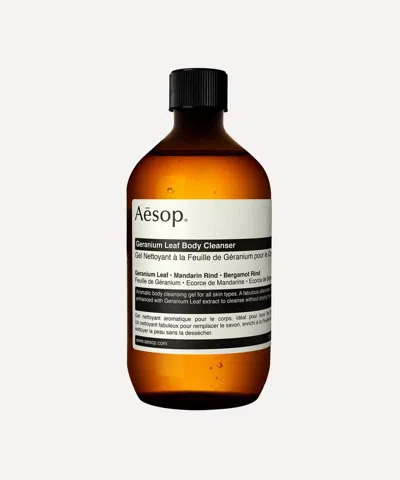 Aesop Geranium Leaf Body Cleanser Refill 500ml In White