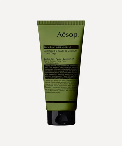 AESOP AESOP GERANIUM LEAF BODY SCRUB 170ML,9319944007732