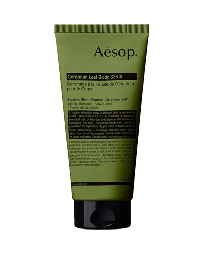AESOP GERANIUM LEAF BODY SCRUB 6.1 OZ.,200019656