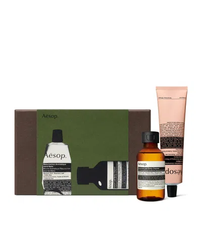 Aesop Greetings In The Guest Room Hand And Body Duo In Transparent