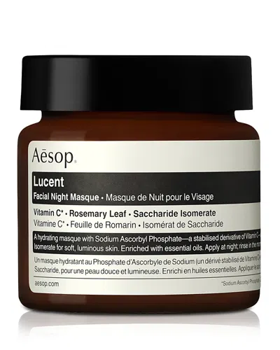 Aesop Lucent Facial Night Masque 2 Oz. In Transparent
