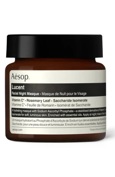 Aesop Lucent Facial Night Masque In Transparent