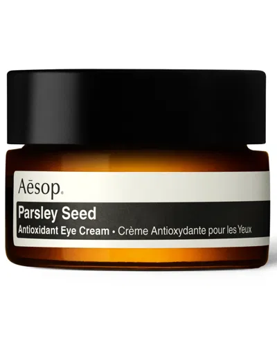 Aesop Parsley Seed Anti-oxidant Eye Cream, 0.3 Oz. In Transparent