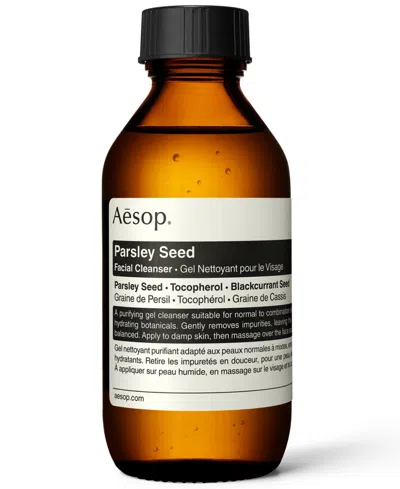 Aesop Parsley Seed Facial Cleanser, 3.4 Oz. In Transparent