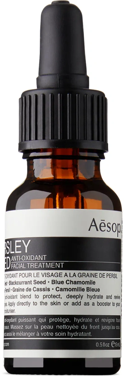 Aesop 0.5 Oz. Parsley Seed Anti-oxidant Facial Treatment In Colorless