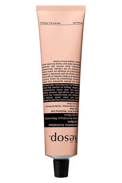 Aesop Resurrection Aromatique Hand Balm 75ml In Pink