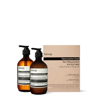 Aesop Resurrection Hand Cleanser And Balm Duet Skin Care 9319944001860 In N/a