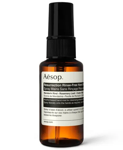 Aesop Resurrection Rinse-free Hand Mist, 1.7 Oz. In Transparent