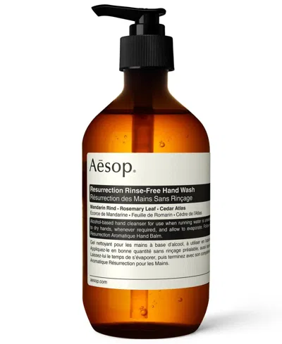 Aesop Resurrection Rinse-free Hand Wash, 16.9 Oz. In Transparent