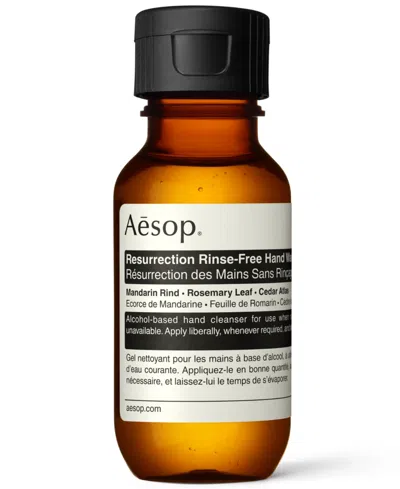 Aesop Resurrection Rinse-free Hand Wash, 1.7 Oz. In Transparent