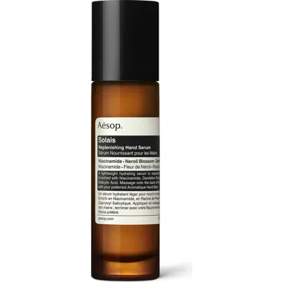 Aesop Solais Replenishing Hand Serum In Transparent