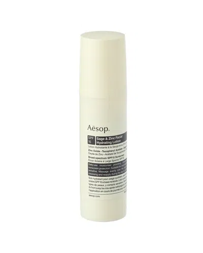 Aesop Unisex 2oz Sage & Zinc Facial Hydrating Lotion Spf15 In Transparent