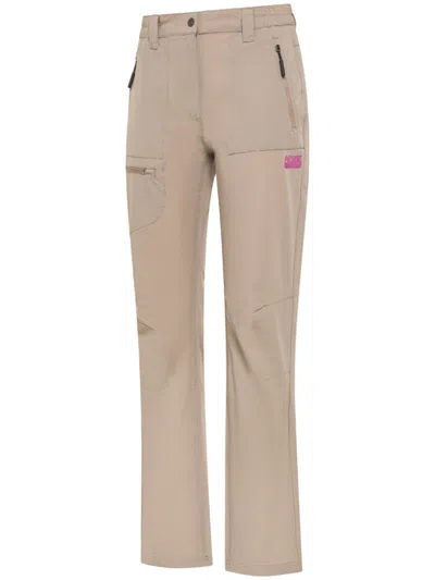 Aesse High Women's Pants Nylon Stretch Gr 130 In Brown